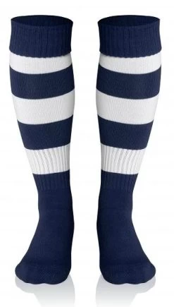 Acerbis Ringelstutzenstrumpf Double 15er Satz -Optimal Sportbekleidung Geschäft acerbis double navy weiss