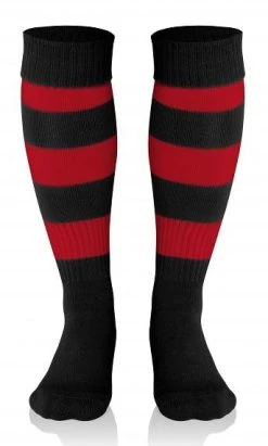 Acerbis Ringelstutzenstrumpf Double 15er Satz -Optimal Sportbekleidung Geschäft acerbis double schwarz rot