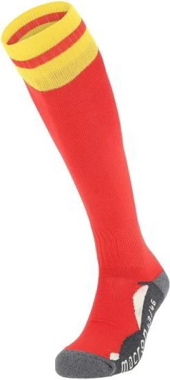 Macron Stutzenstrumpf Azlon 15er Satz -Optimal Sportbekleidung Geschäft azlon rot gelb