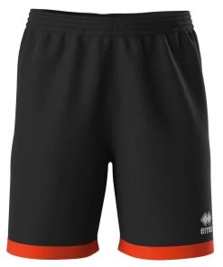 Errea Short Barney -Optimal Sportbekleidung Geschäft barney schwarz orange