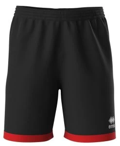 Errea Short Barney -Optimal Sportbekleidung Geschäft barney schwarz rot