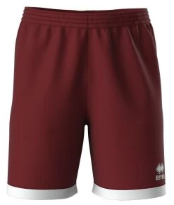 Errea Short Barney -Optimal Sportbekleidung Geschäft barney weinrot weiss