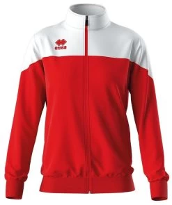 Errea Damen Trainingsjacke Bea -Optimal Sportbekleidung Geschäft bea rot weiss