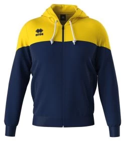 Errea Hoody Ben -Optimal Sportbekleidung Geschäft ben navy gelb