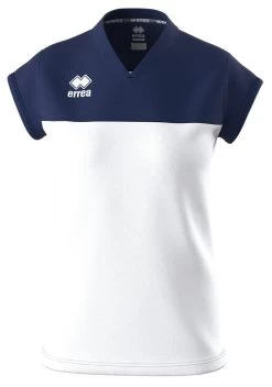 Errea Damen Trikot Bessy Weiß-dunkelblau