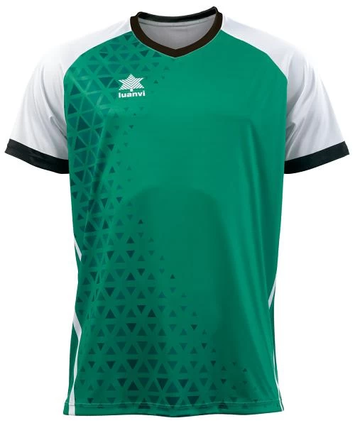 Luanvi Trikot Cardiff Grün-weiß 1 Luanvi Trikot Cardiff Grün-weiß