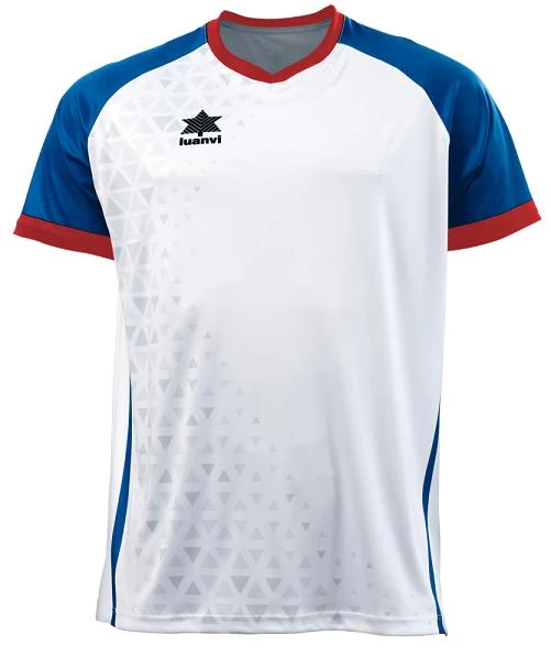 Luanvi Trikot Cardiff Weiß-blau-rot 1 Luanvi Trikot Cardiff Weiß-blau-rot