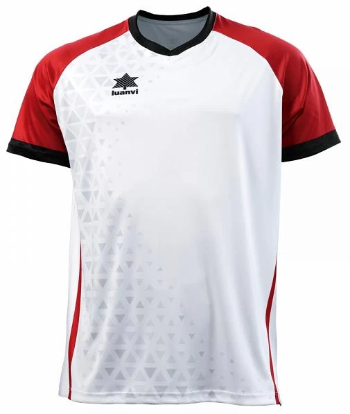 Luanvi Trikot Cardiff Weiß-rot-schwarz 1 Luanvi Trikot Cardiff Weiß-rot-schwarz