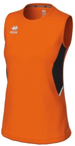 Errea Damen Trikot Carry Orange-schwarz-weiß