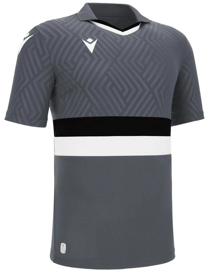 Macron Trikot Charon Anthrazit-schwarz-weiß 1 Macron Trikot Charon Anthrazit-schwarz-weiß