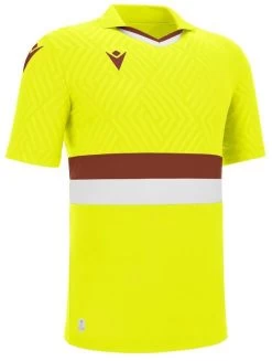 Macron Trikot Charon Neongelb-weinrot-weiß