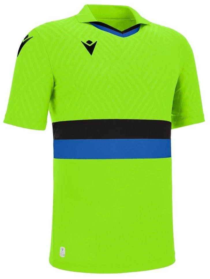 Macron Trikot Charon Neongrün-schwarz-blau 1 Macron Trikot Charon Neongrün-schwarz-blau