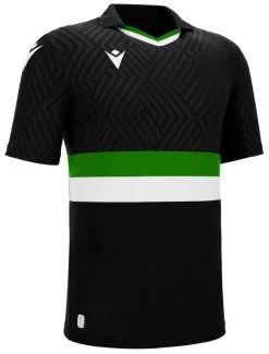 Macron Trikot Charon Schwarz-grün-weiß