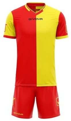 Givova Trikot-Set Combo Rot-gelb