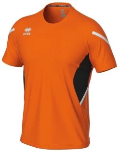 Errea Trikot Curtis Orange-schwarz-weiß