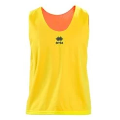 Errea Wendeleibchen Double (5er Pack) -Optimal Sportbekleidung Geschäft errea bib double gelb orange