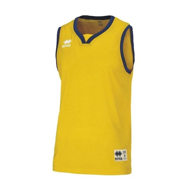 Errea Basketball Shirt California Gelb-blau 1 Errea Basketball Shirt California Gelb-blau
