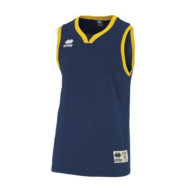 Errea Basketball Shirt California Blau-gelb 1 Errea Basketball Shirt California Blau-gelb
