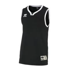 Errea Basketball Shirt California Schwarz-weiß