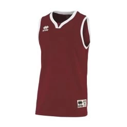 Errea Basketball Shirt California Weinrot-weiß