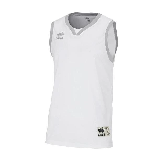 Errea Basketball Shirt California Weiß-grau 1 Errea Basketball Shirt California Weiß-grau