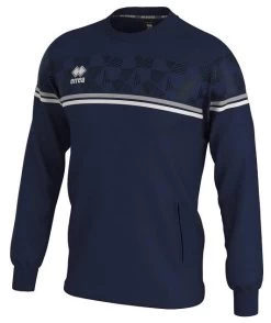 Errea Trainingssweater Davis -Optimal Sportbekleidung Geschäft errea davis navy grau