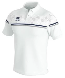 Errea Poloshirt Dominic -Optimal Sportbekleidung Geschäft errea dominic weiss navy grau