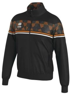 Errea Trainingsjacke Donovan -Optimal Sportbekleidung Geschäft errea donovan schwarz orange
