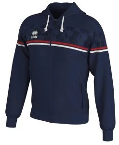 Errea Kapuzensweatjacke Dragos 20 Errea Kapuzensweatjacke Dragos -Optimal Sportbekleidung Geschäft errea dragos navy rot