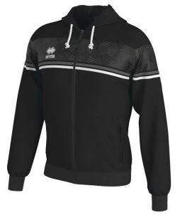 Errea Kapuzensweatjacke Dragos 14 Errea Kapuzensweatjacke Dragos -Optimal Sportbekleidung Geschäft errea dragos schwarz anthrazit