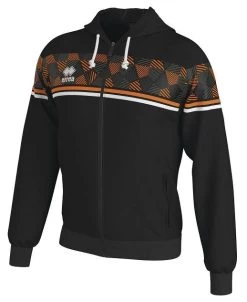 Errea Kapuzensweatjacke Dragos 13 Errea Kapuzensweatjacke Dragos -Optimal Sportbekleidung Geschäft errea dragos schwarz orange