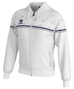 Errea Kapuzensweatjacke Dragos 15 Errea Kapuzensweatjacke Dragos -Optimal Sportbekleidung Geschäft errea dragos weiss grau