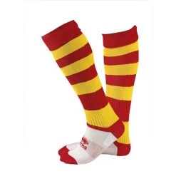 Errea Ringelstutzenstrumpf Zone 15er Satz -Optimal Sportbekleidung Geschäft errea zone rot gelb