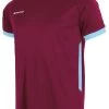 Stanno Trikot First Weinrot-hellblau
