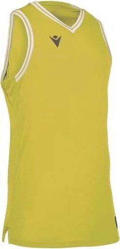 Macron Basketball Trikot Freon Gelb-weiß