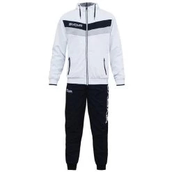 Givova Microfaseranzug Matador -Optimal Sportbekleidung Geschäft givova matador weiss schwarz grau