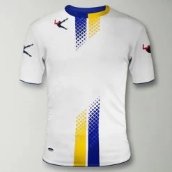 Legea Trikot Leira Weiß-blau-gelb