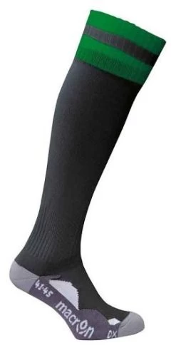 Macron Stutzenstrumpf Azlon 15er Satz -Optimal Sportbekleidung Geschäft macron azlon schwarz gruen