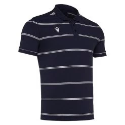 Macron Poloshirt Flamengo -Optimal Sportbekleidung Geschäft macron flamenco navy weiss