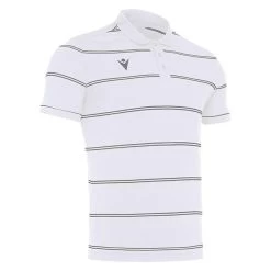 Macron Poloshirt Flamengo -Optimal Sportbekleidung Geschäft macron flamenco weiss anthrazit