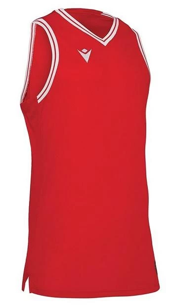 Macron Basketball Trikot Freon Rot-weiß 1 Macron Basketball Trikot Freon Rot-weiß