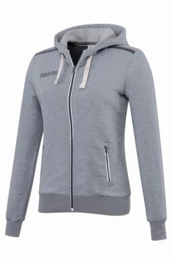 Macron Damen Kapuzensweatjacke Grime 11 Macron Damen Kapuzensweatjacke Grime -Optimal Sportbekleidung Geschäft macron grime grau