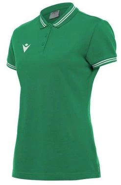 Macron Damen Poloshirt Hambo -Optimal Sportbekleidung Geschäft macron hambo gruen weiss