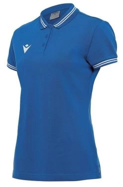Macron Damen Poloshirt Hambo -Optimal Sportbekleidung Geschäft macron hambo royal weiss