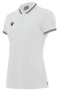 Macron Damen Poloshirt Hambo -Optimal Sportbekleidung Geschäft macron hambo weiss grau