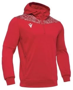 Macron Hoody Ishtar -Optimal Sportbekleidung Geschäft macron ishtar rot weiss