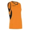Macron Damen Basketball Trikot Potassium Orange-schwarz