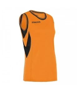 Macron Damen Basketball Trikot Potassium Orange-schwarz