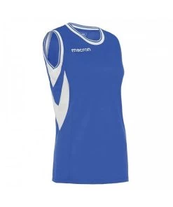 Macron Damen Basketball Trikot Potassium Blau-weiß