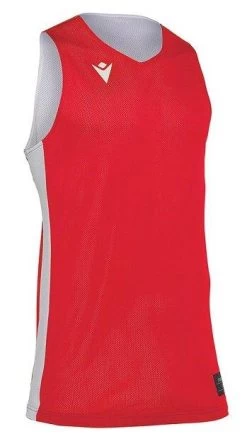 Macron Basketball Wendetrikot Propane Rot-weiß